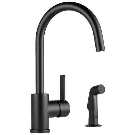 Peerless Apex Single-Handle Kitchen Faucet With Spray P199152LF-BL
